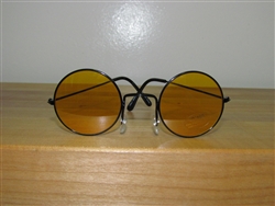 Round Lens Black Frame Sunglasses